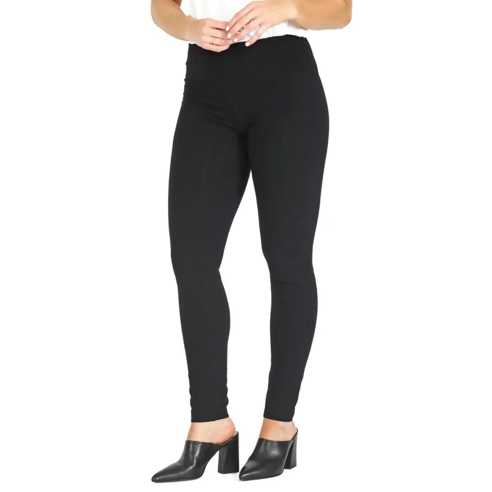 Cafe Marrekesh High Waist Ultra Tummy Control Black Leggings